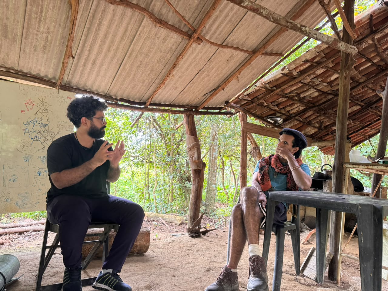 Visita técnica do pesquisador do Programa Mukengi Danilo Cesar à CSA Yvy Porã