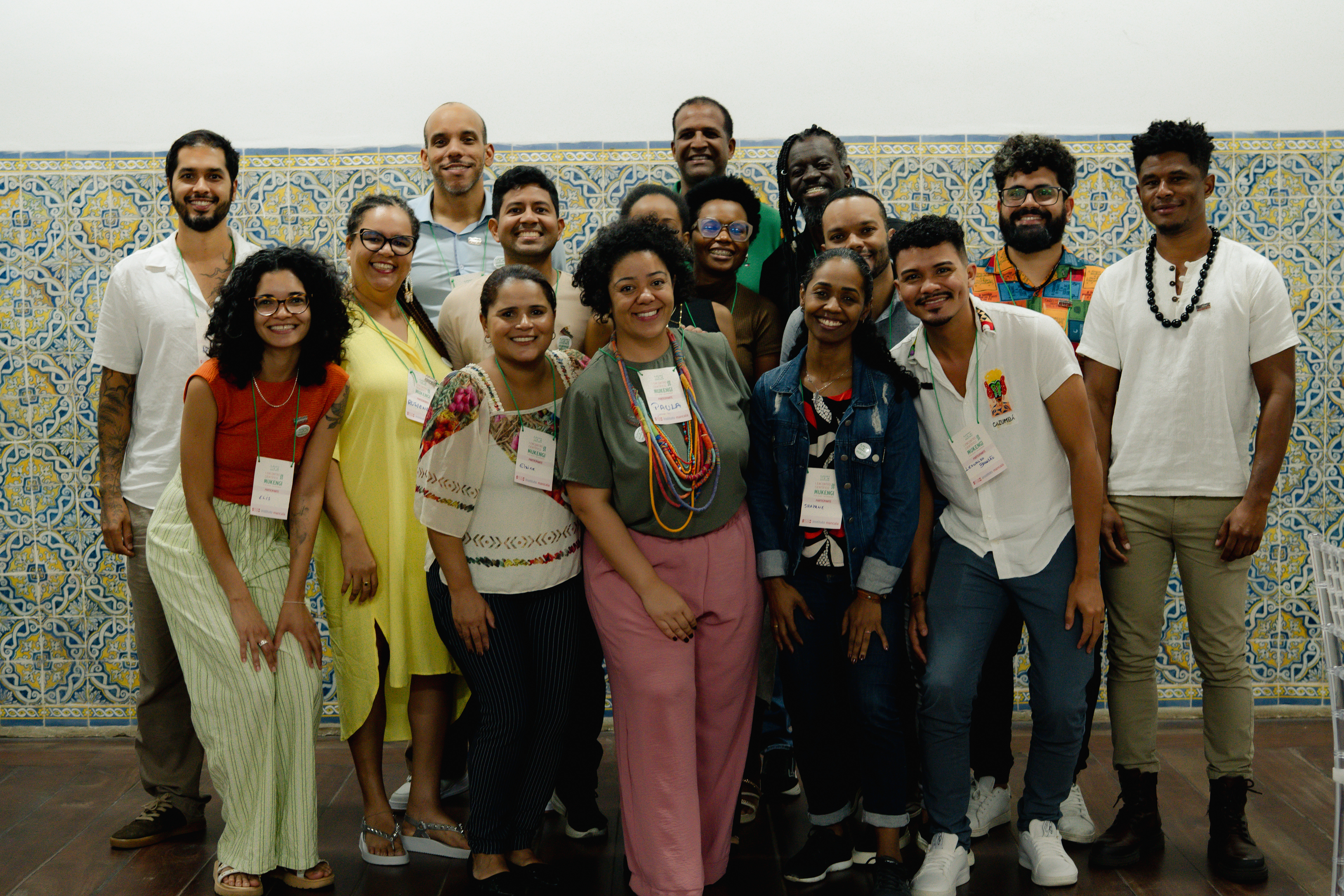 Pesquisadores da terceira edição do Programa Mukengi durante o I Encontro Científico Mukengi